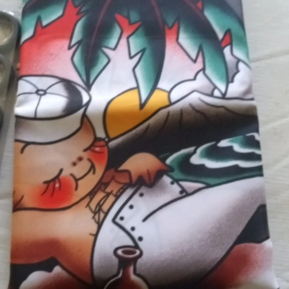 Kewpie Sailor Shower Curtain & Hooks New